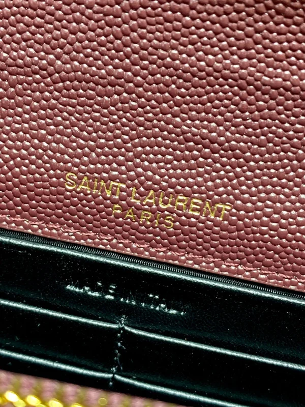 Saint Laurent Kate Magnetic Closure Shoulder Bag Medium Black Leather - Image 9