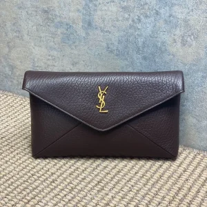 Saint Laurent Large Cassandre Envelope Clutch Bag