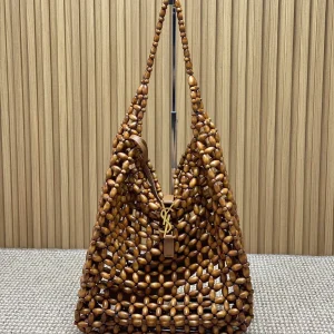Saint Laurent Large Le 5 A 7 Supple Hobo Bag in Tan Natural