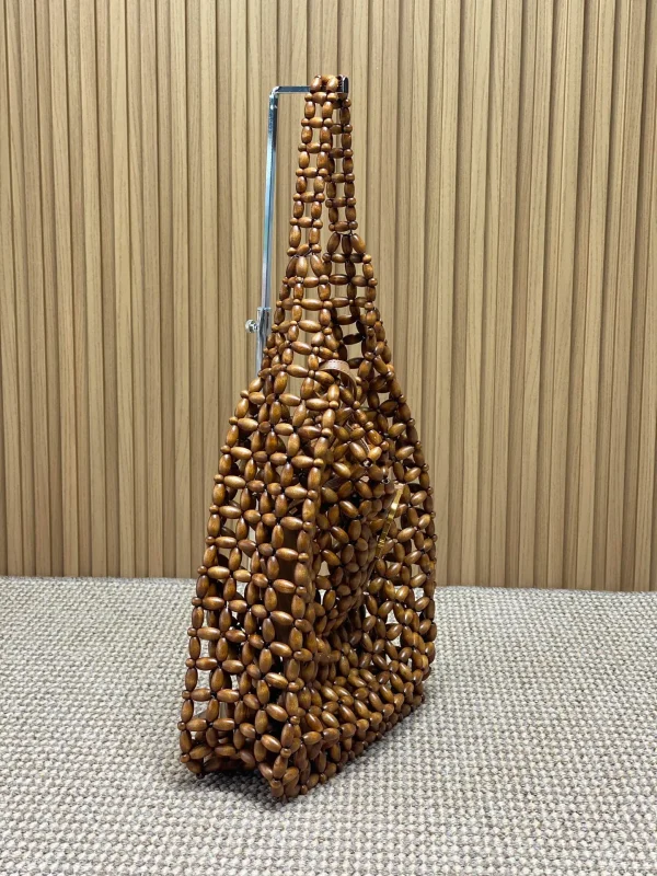 Saint Laurent Large Le 5 A 7 Supple Hobo Bag in Tan Natural - Image 4