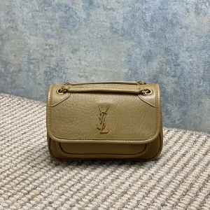Saint Laurent Mini Leather Niki Shoulder Bag