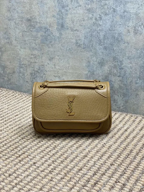 Saint Laurent Mini Leather Niki Shoulder Bag