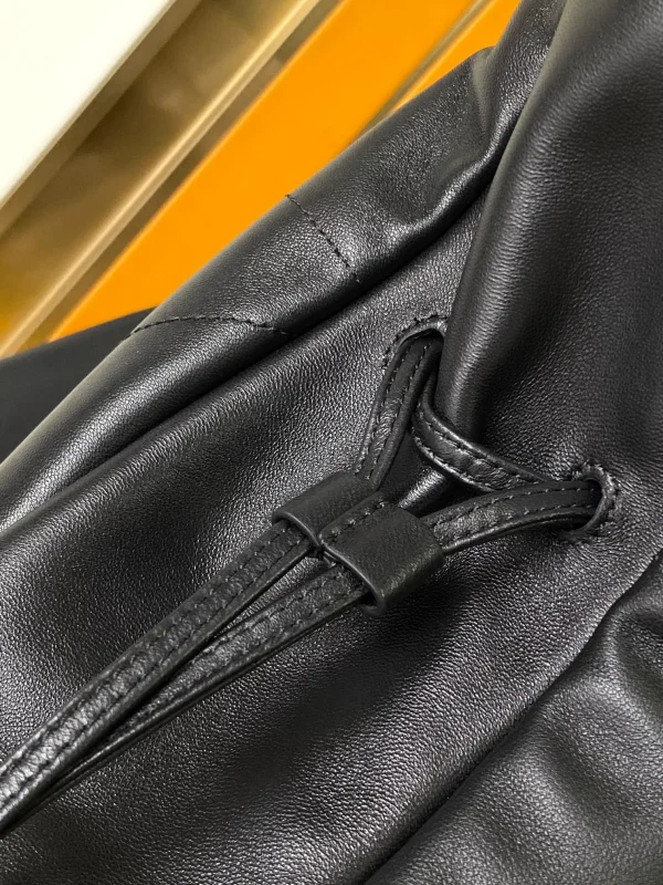 Saint Laurent Monogram Matelassé Leather Pouch in Petrol Green - Image 8