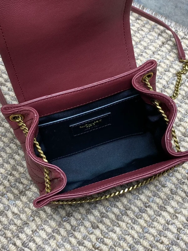 Saint Laurent Nolita Mini Leather Crossbody Bag - Image 2