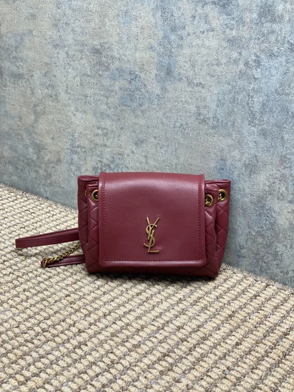 Saint Laurent Nolita Mini Leather Crossbody Bag