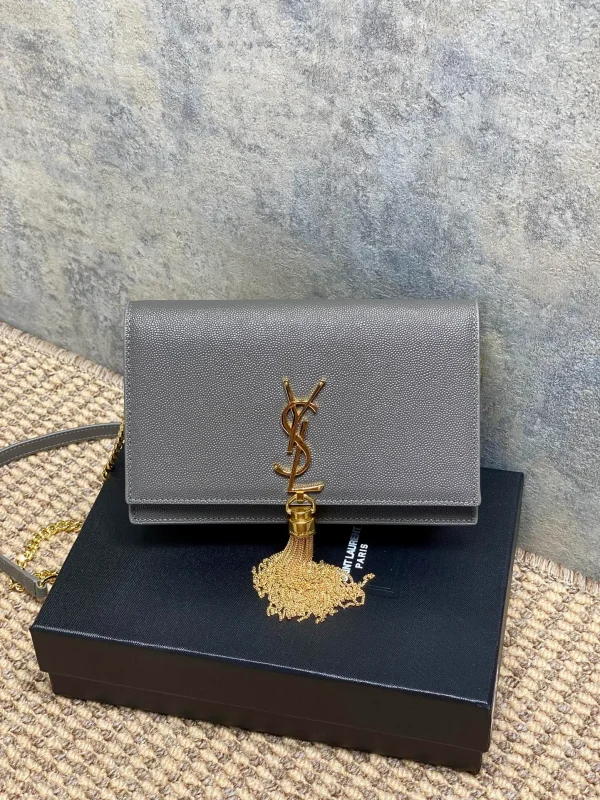 Saint Laurent YSL Black Leather