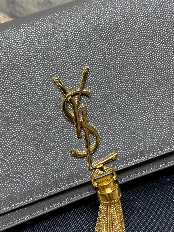 Saint Laurent YSL Black Leather - Image 8