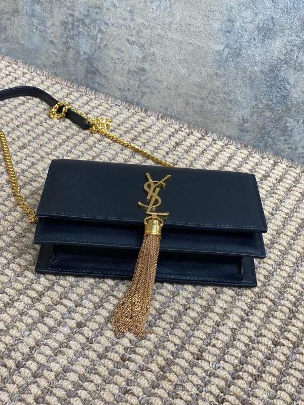 Saint laurent black kate guaranteed retailers tassel - Image 6