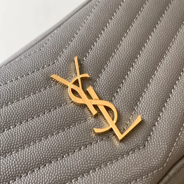 Slouchy Tory Burch Gold Crossbody Tory Burch Britten Small Slouchy Tote Bark - Image 6
