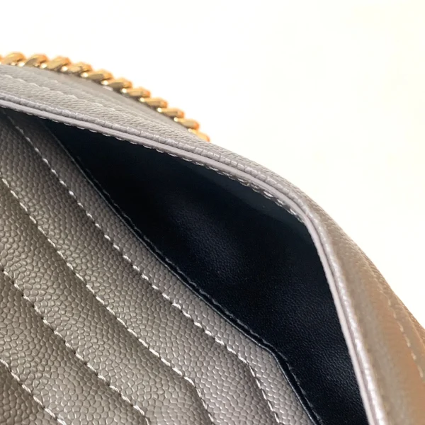Slouchy Tory Burch Gold Crossbody Tory Burch Britten Small Slouchy Tote Bark - Image 8