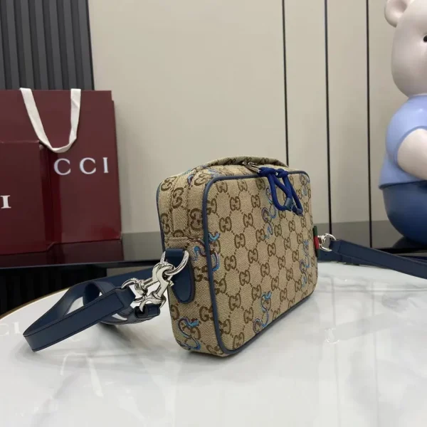 Small Embroidered Snake Crossbody Bag - Image 4