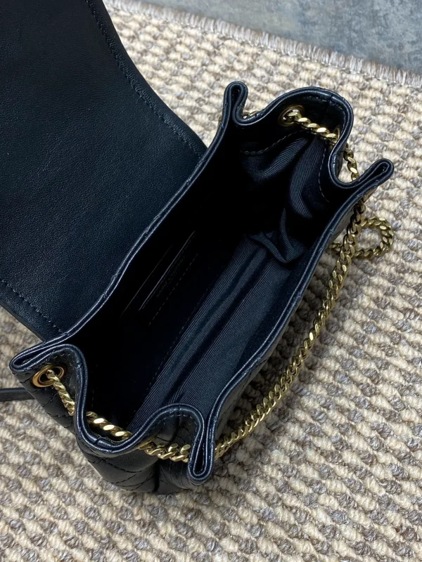 Saint Laurent Black Mini Nolita Shoulder Bag - Image 2