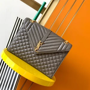 Beymen Reborn - Saint Laurent Monogram Triquilt Çanta - Antrasit