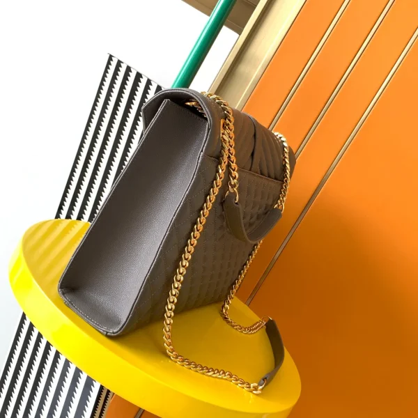 Beymen Reborn - Saint Laurent Monogram Triquilt Çanta - Antrasit - Image 4
