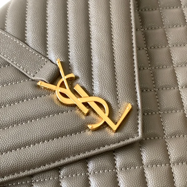 Beymen Reborn - Saint Laurent Monogram Triquilt Çanta - Antrasit - Image 6