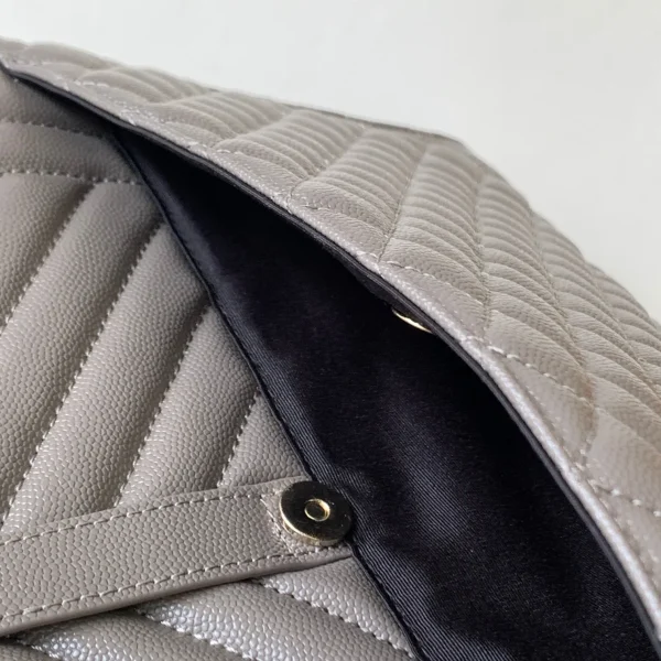 Beymen Reborn - Saint Laurent Monogram Triquilt Çanta - Antrasit - Image 8
