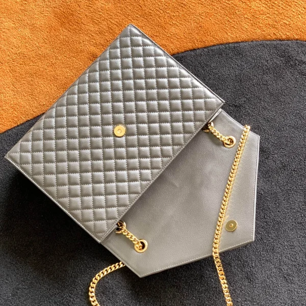 Beymen Reborn - Saint Laurent Monogram Triquilt Çanta - Antrasit - Image 9