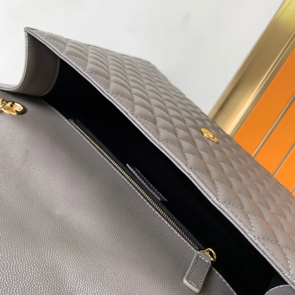 Beymen Reborn - Saint Laurent Monogram Triquilt Çanta - Antrasit - Image 10