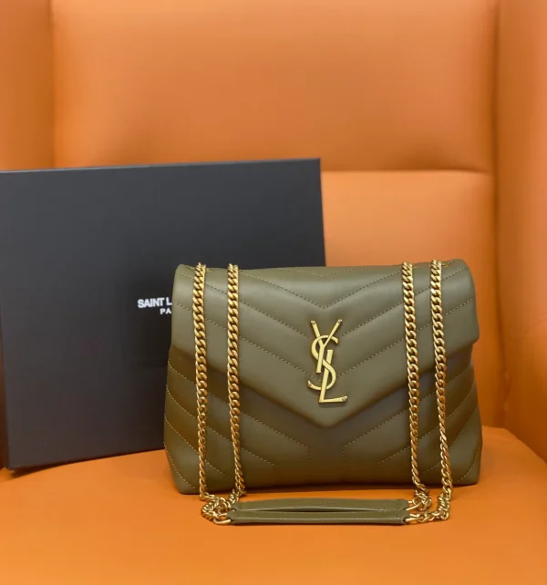 LOULOU small in MATELASSÉ lambskin