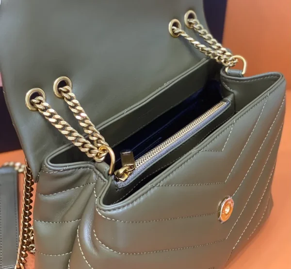LOULOU small in MATELASSÉ lambskin - Image 10