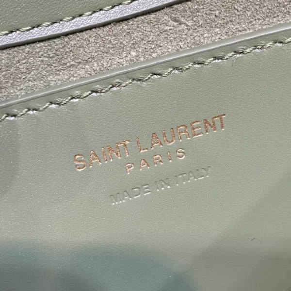 SAINT LAURENT Smooth Calfskin Le 5 A 7 Hobo Pistache - Image 2