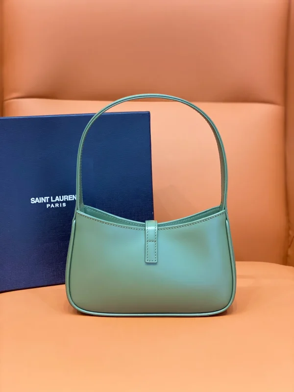 SAINT LAURENT Smooth Calfskin Le 5 A 7 Hobo Pistache - Image 5