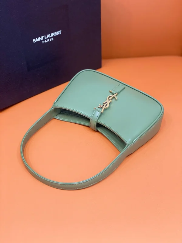 SAINT LAURENT Smooth Calfskin Le 5 A 7 Hobo Pistache - Image 10