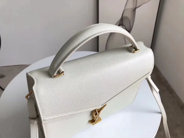 Saint Laurent Cassandra Mini Top Handle Bag - Image 6