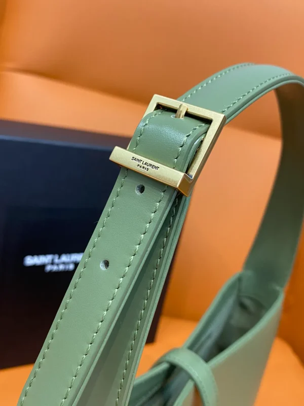 Saint Laurent Small Hobo Shoulder Bag in Green - Image 7