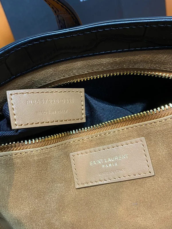 YSL Black Crocodile shoulder bag - Image 2