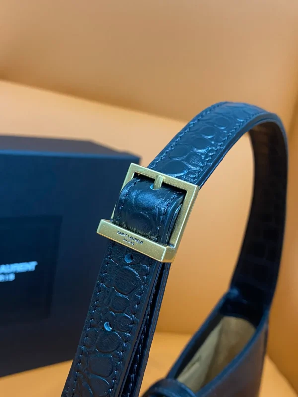 YSL Black Crocodile shoulder bag - Image 7