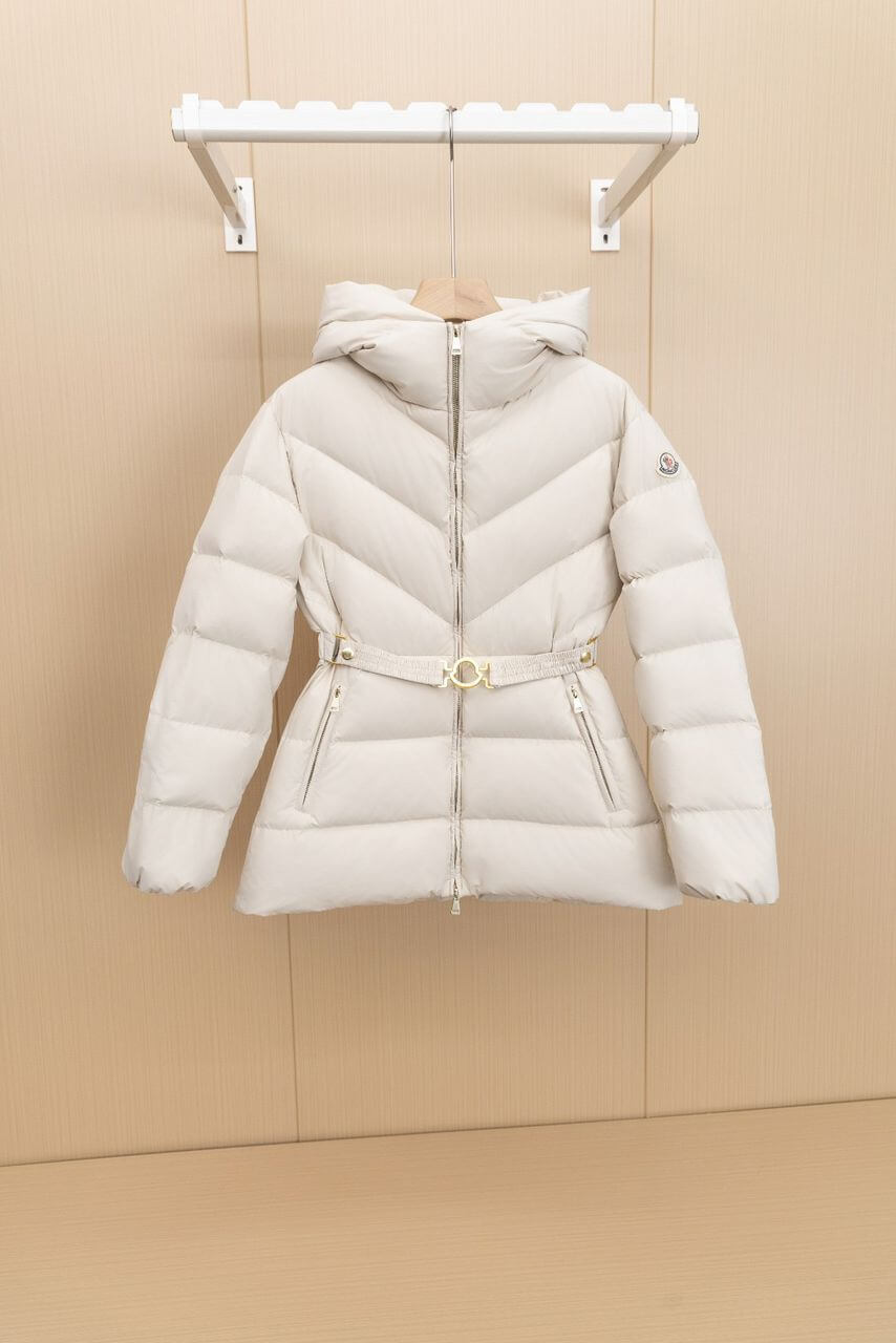 Moncler Women's Brosse Belted Puffer Jacket