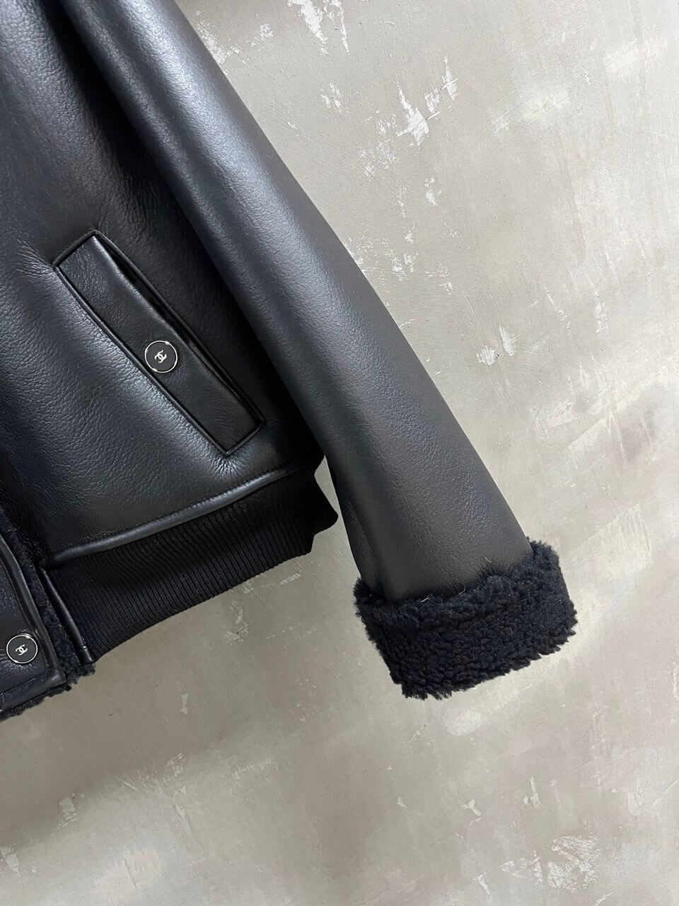 Chanel Leather Jacket - Image 2