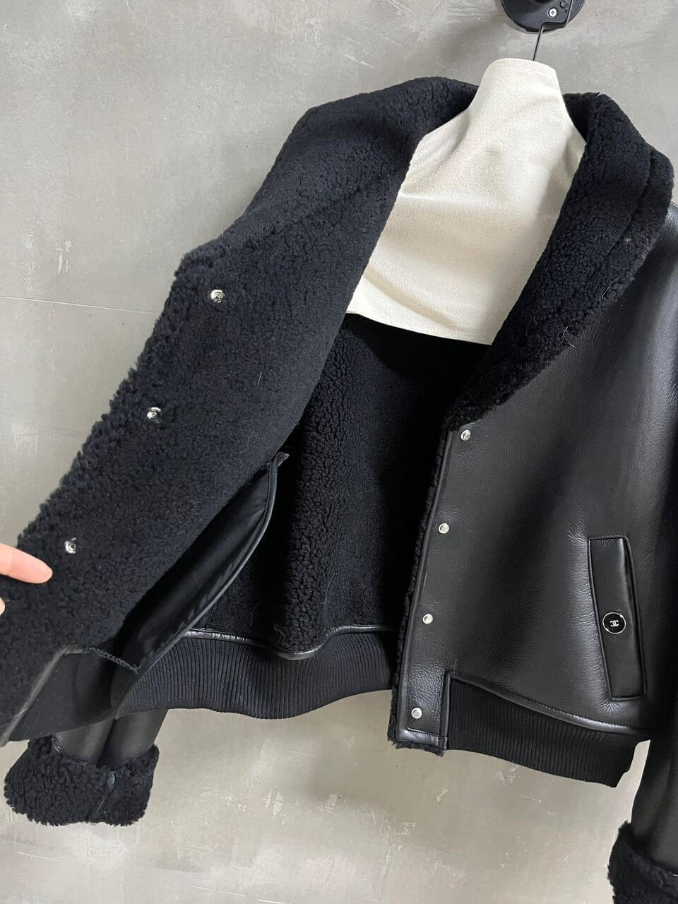 Chanel Leather Jacket - Image 4