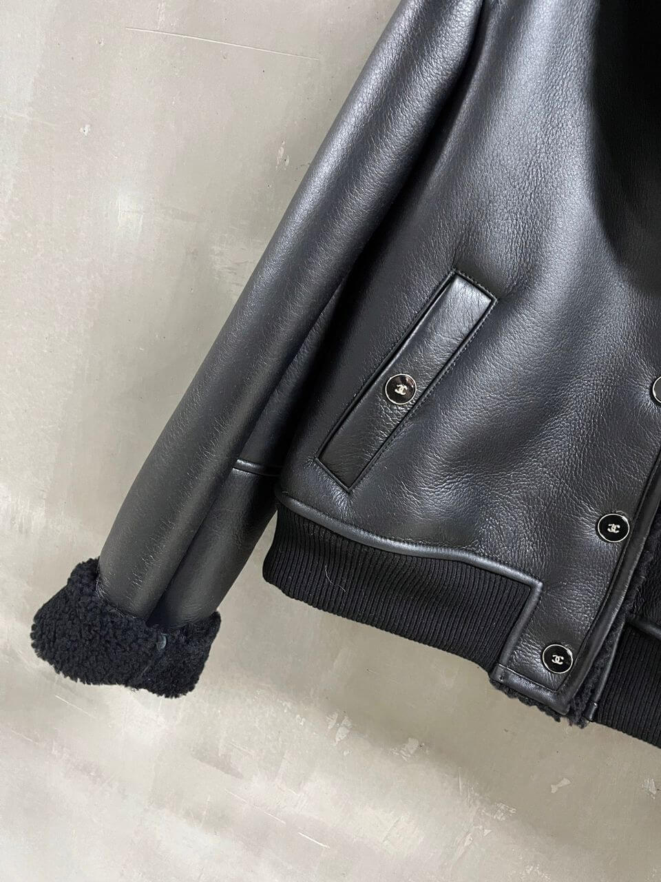 Chanel Leather Jacket - Image 6